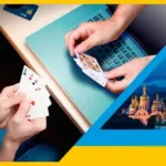 Азартные игры на фоне украинского флага